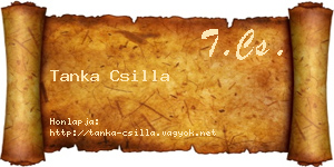 Tanka Csilla névjegykártya